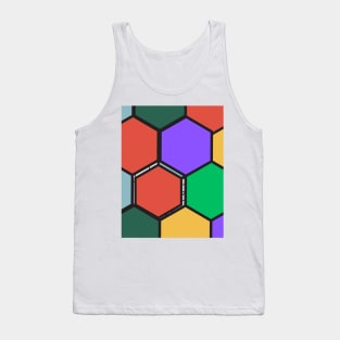 Hexa Color Design Tank Top